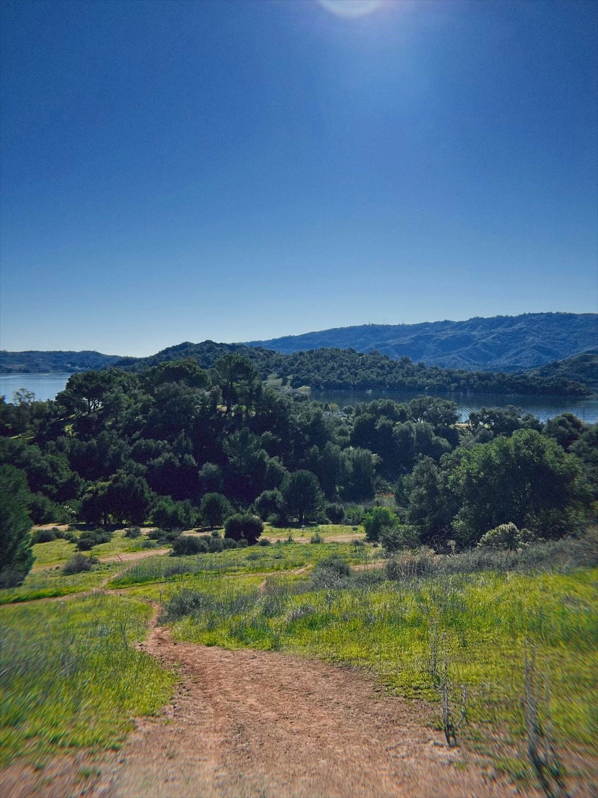 Walking down from Hole 16 tee
