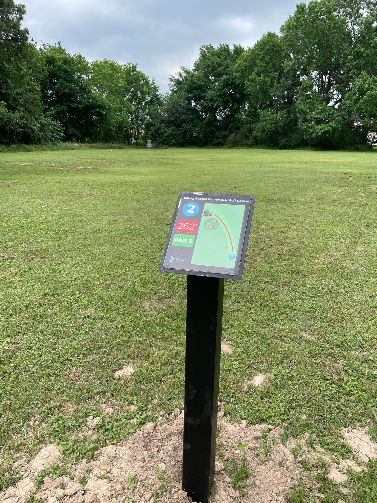 Second hole tee
