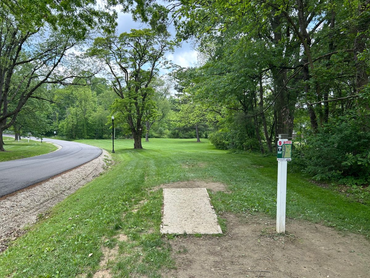 Hole 9 tee