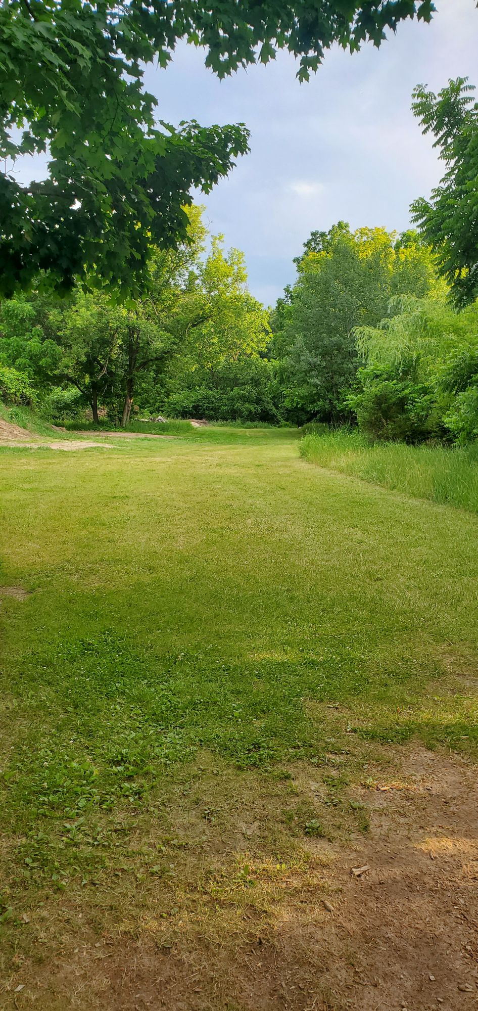 Hole #1 down fairway.
