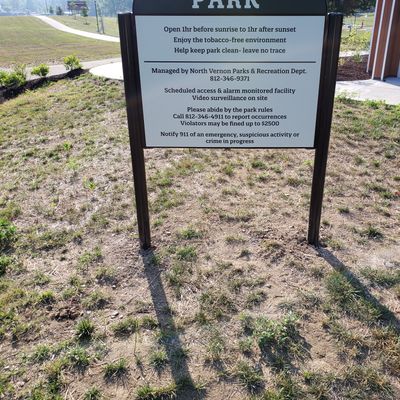Park info. at main entrance.
