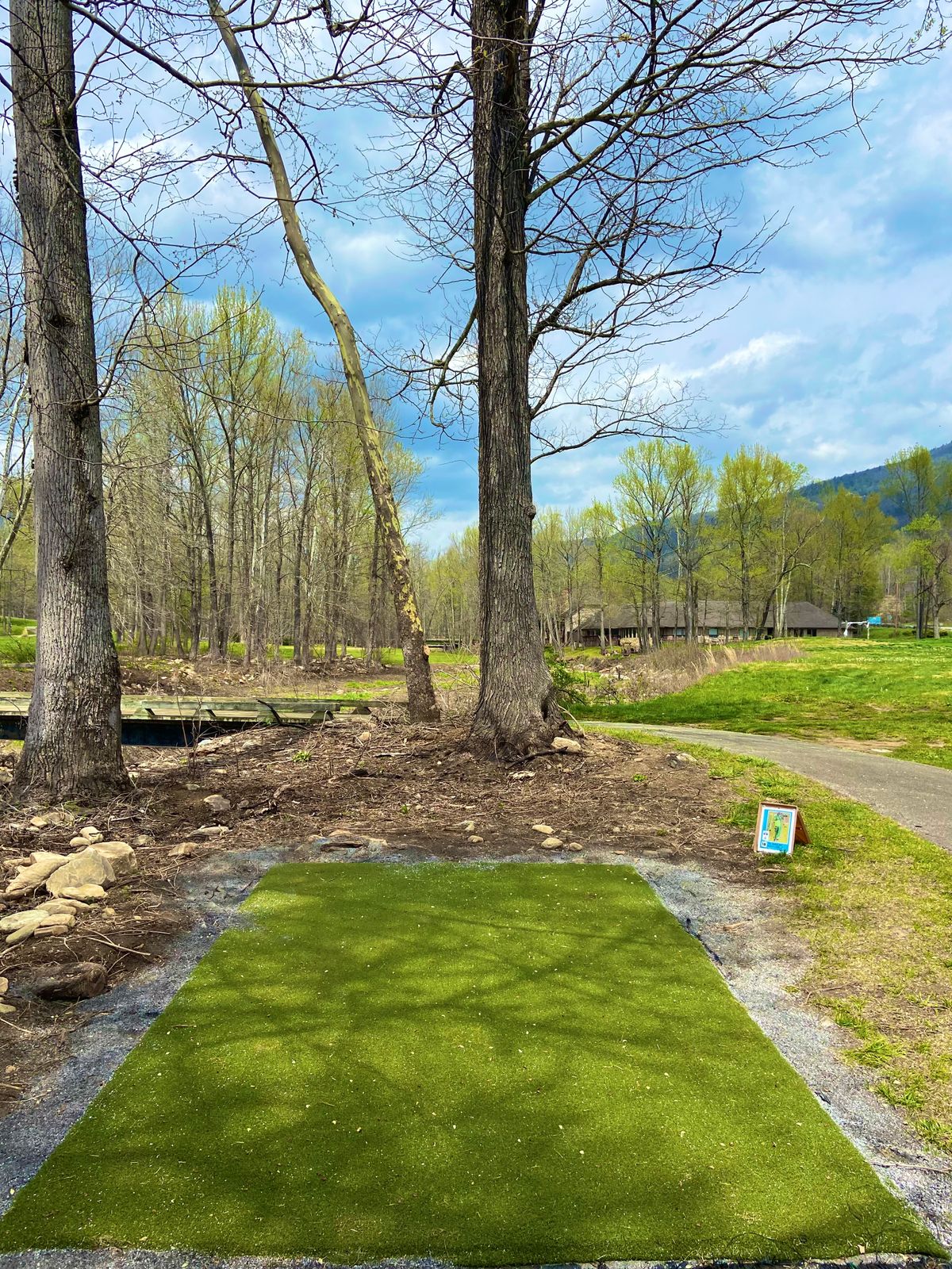 Tee of hole 18