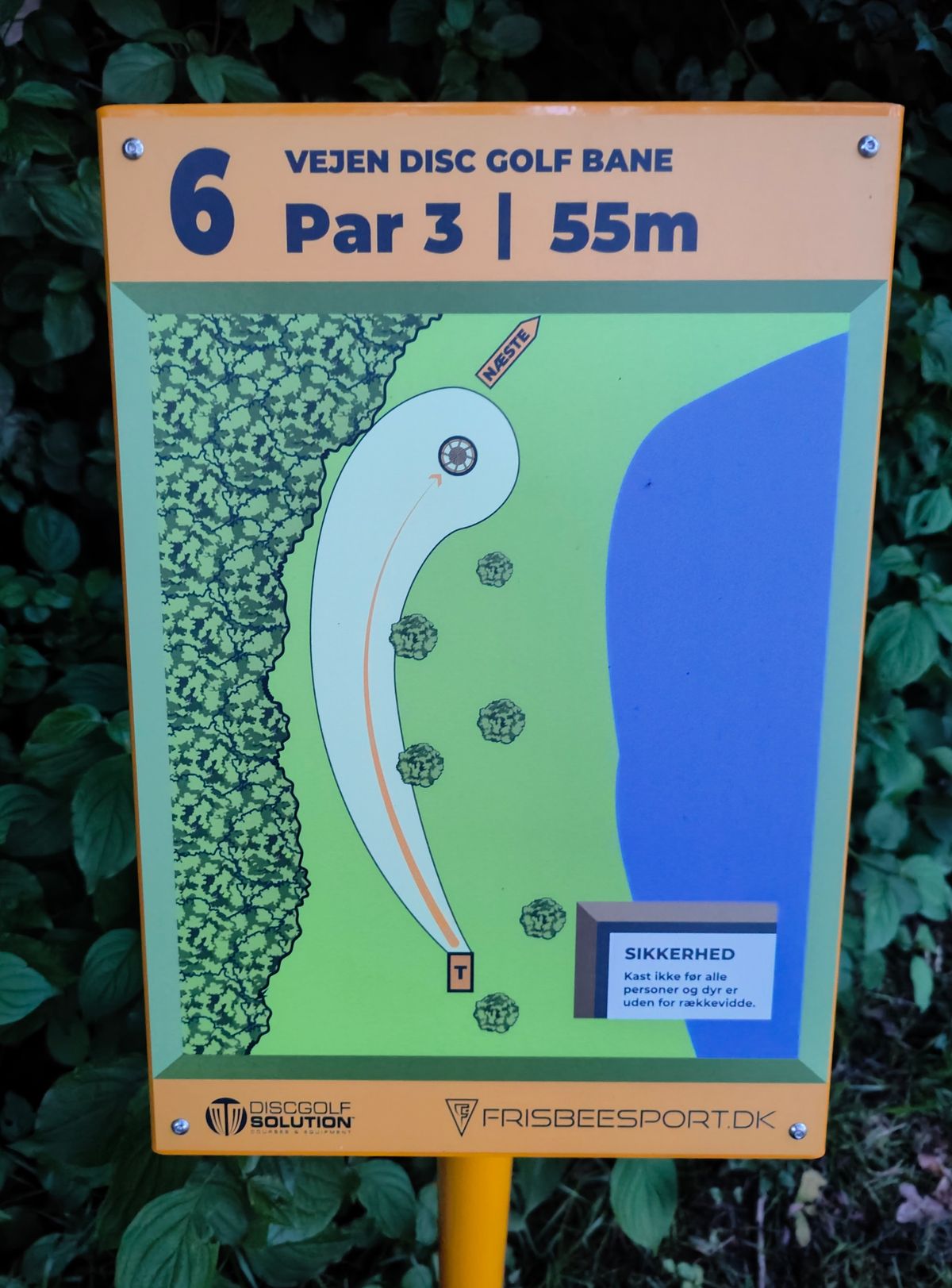 Vejen Disc Golf Bane Hul 6