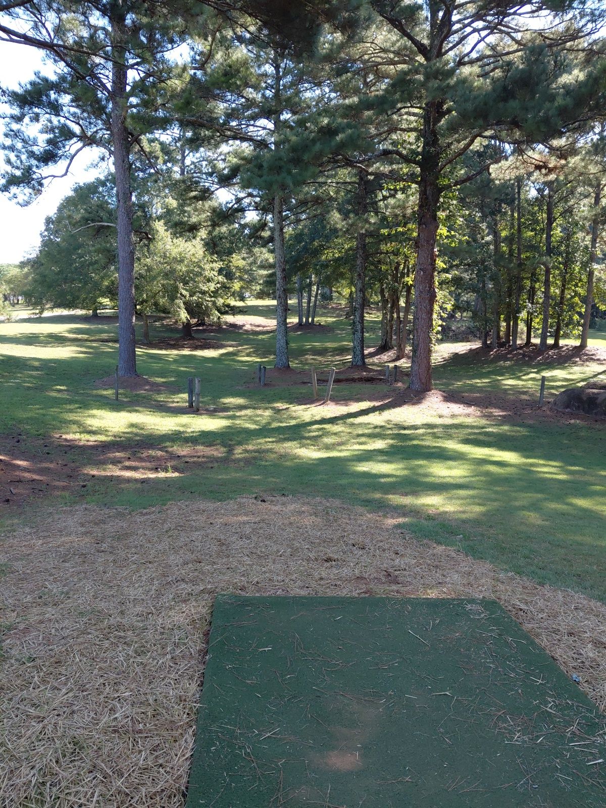 Hole 1 red tee