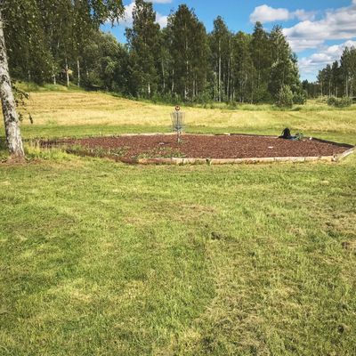 Korg, hål 14.