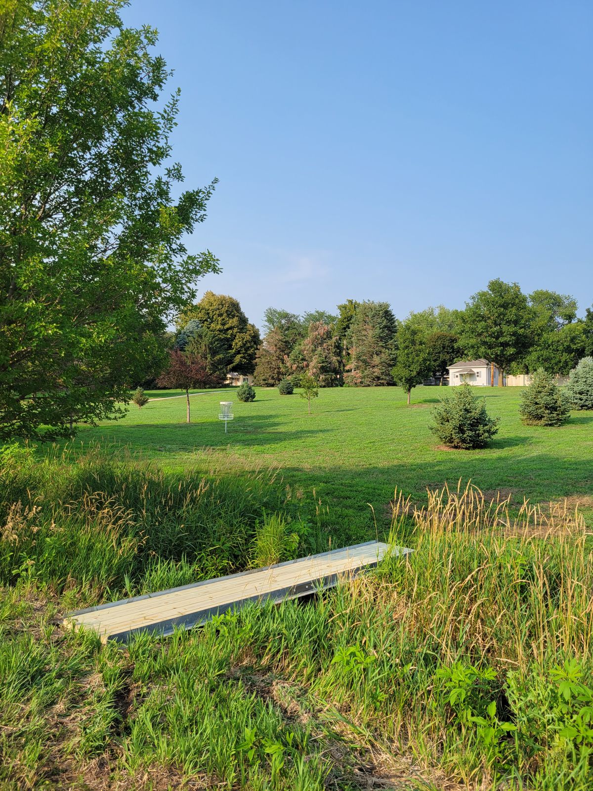 Bridge crossing on hole 3