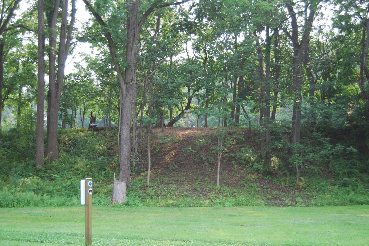 Hole 15 Long pin position looking from fairway