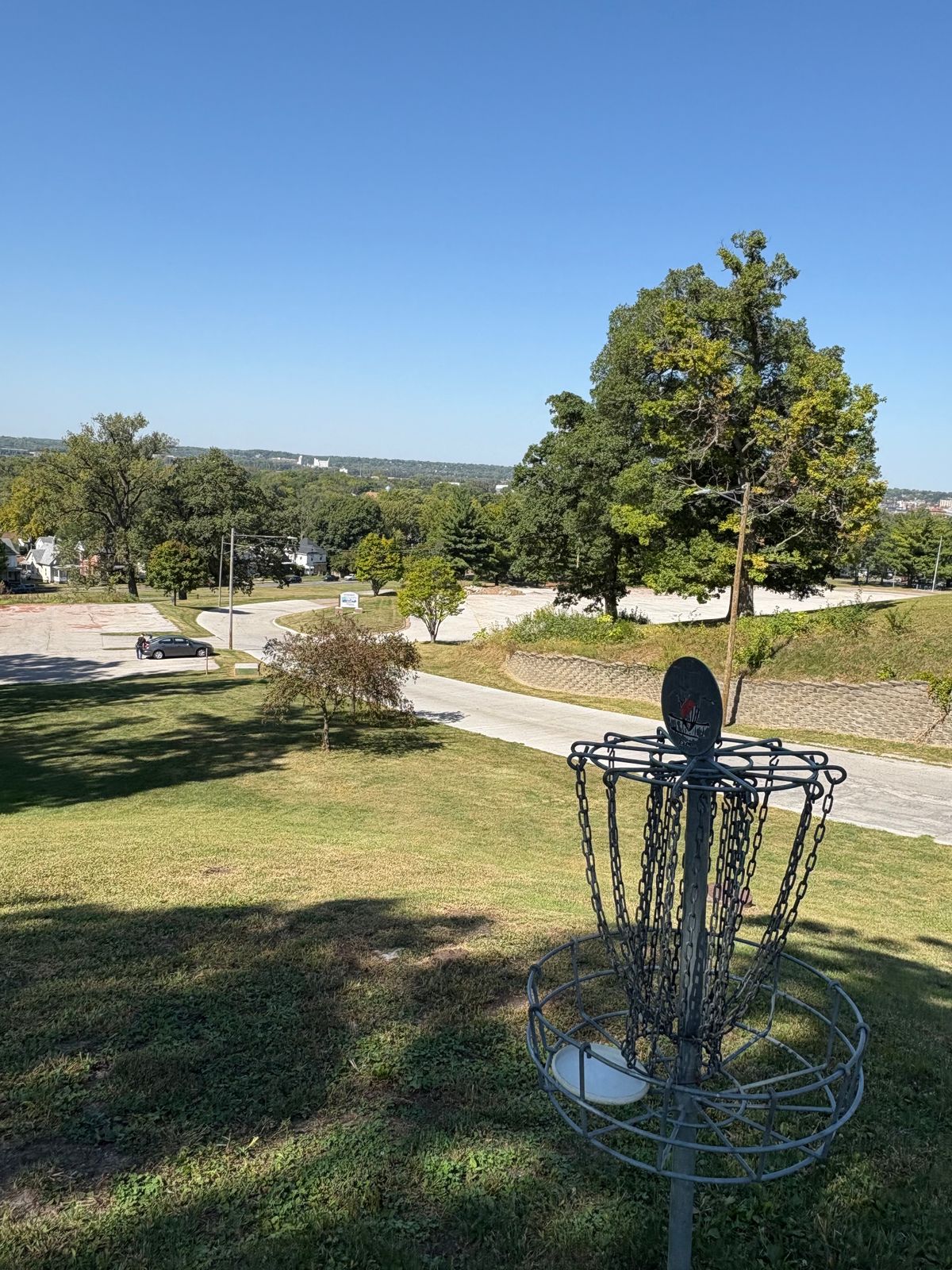 The view back towards the tee on #7.