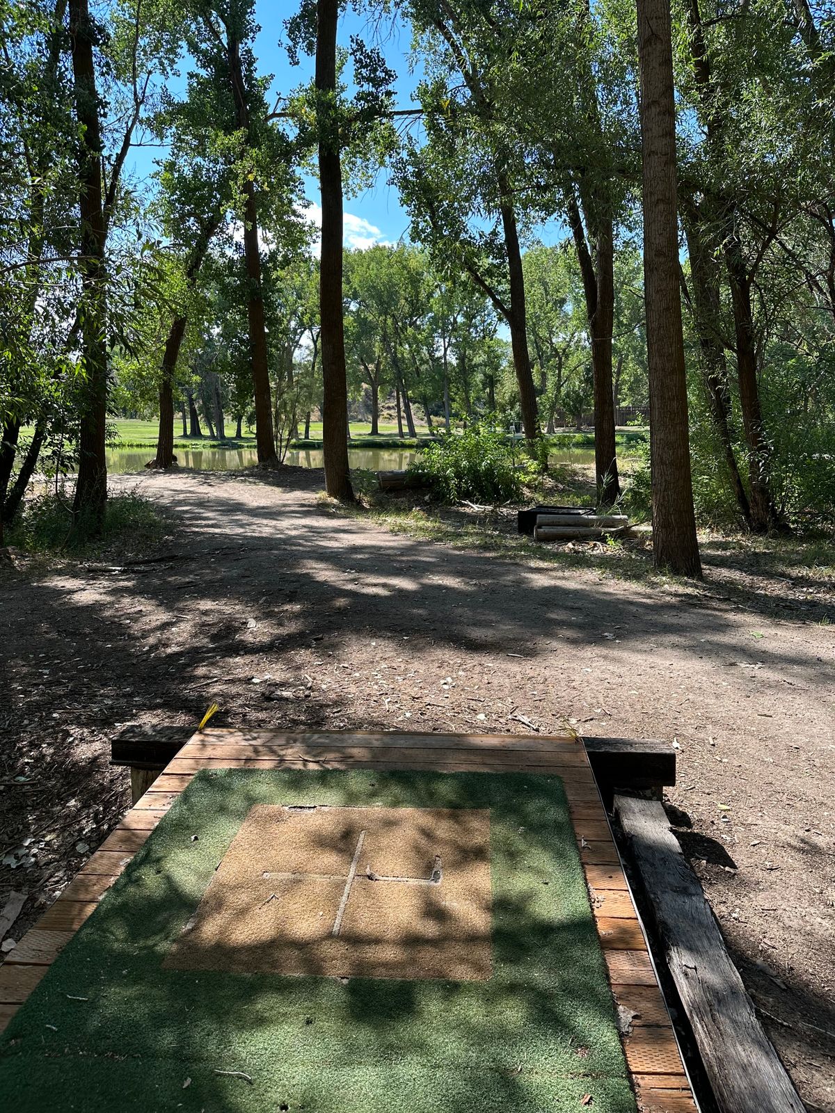 Hole 18 teepad