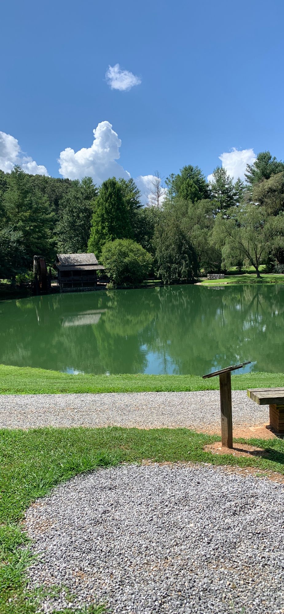 Hole 18 tee