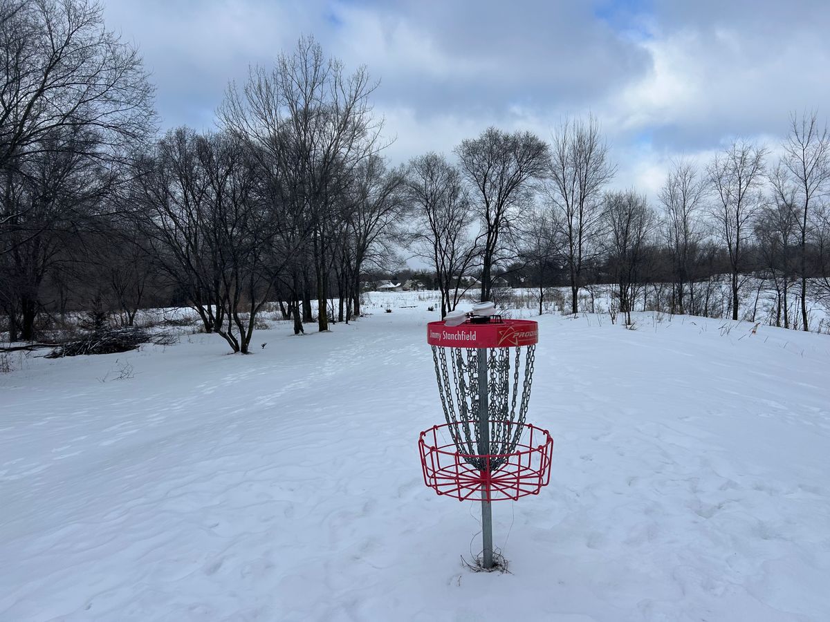 Hole 1 basket