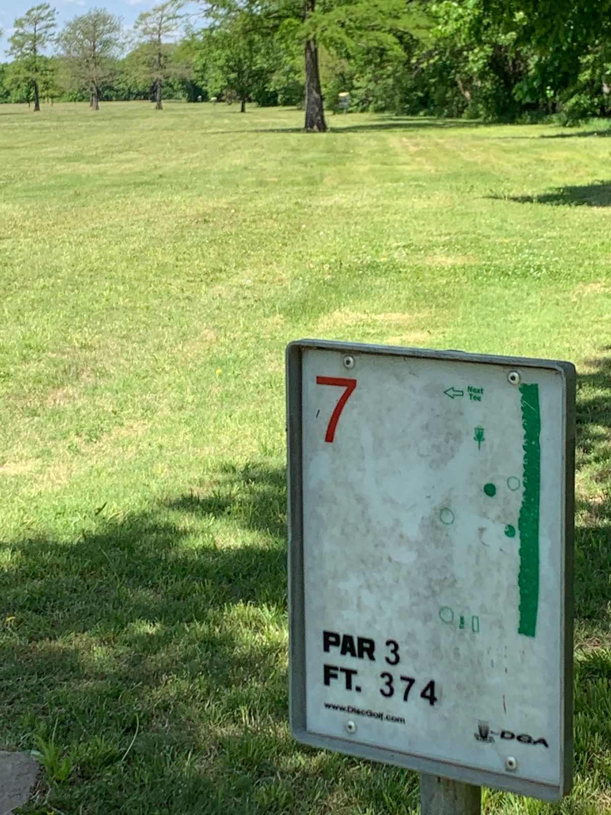 7 and 8 wide open. Look to the left near the road for 8 basket.