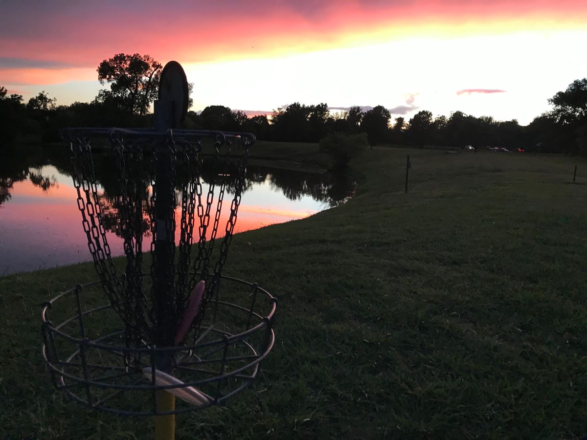 Basket 14 at sunset