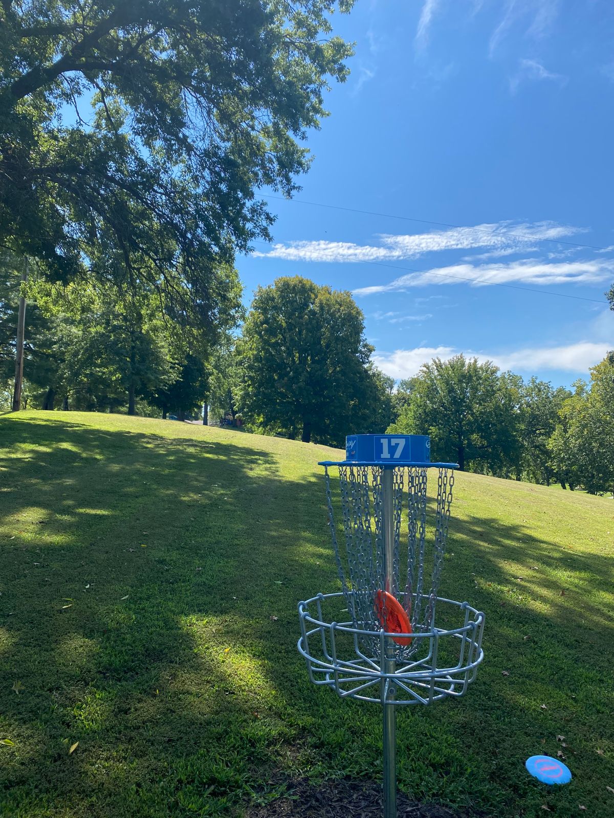 Basket 17 in C position towards tee.
