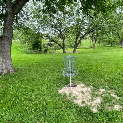 Hole 9 basket