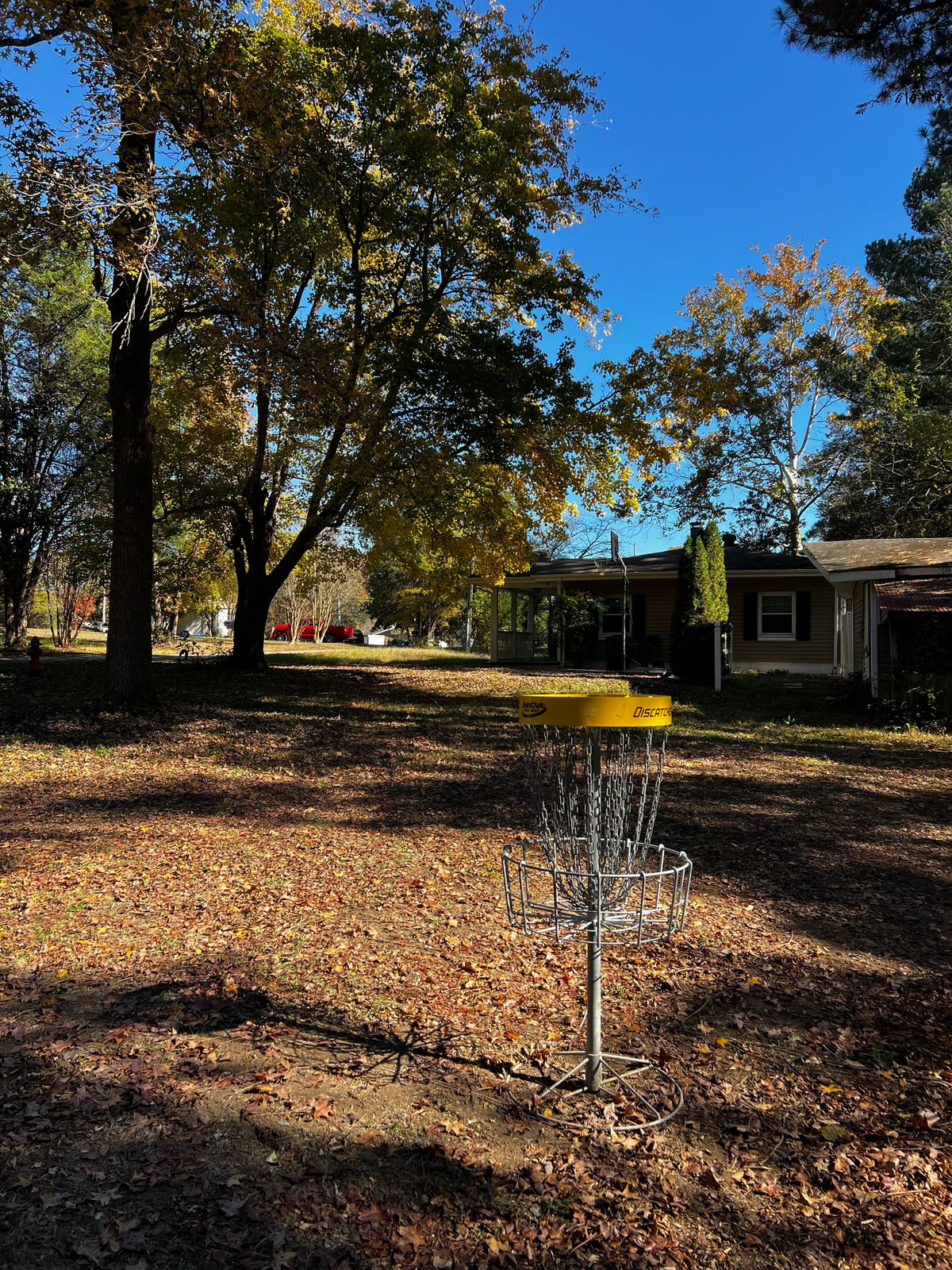 Hole 5 green looking back towards fairway