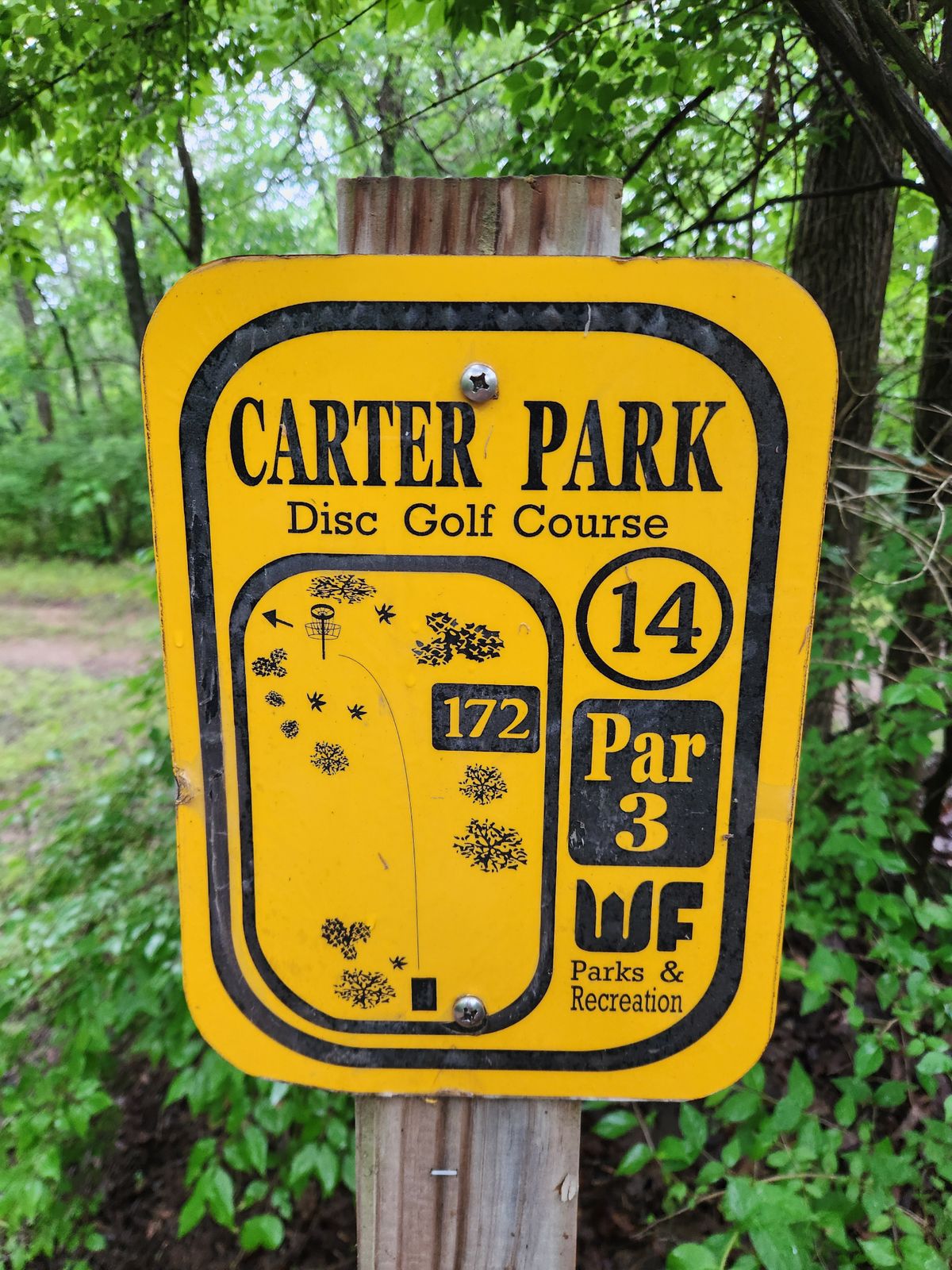 #14 sign
