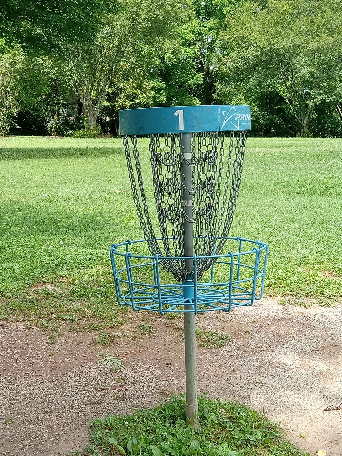 Hole 1 basket