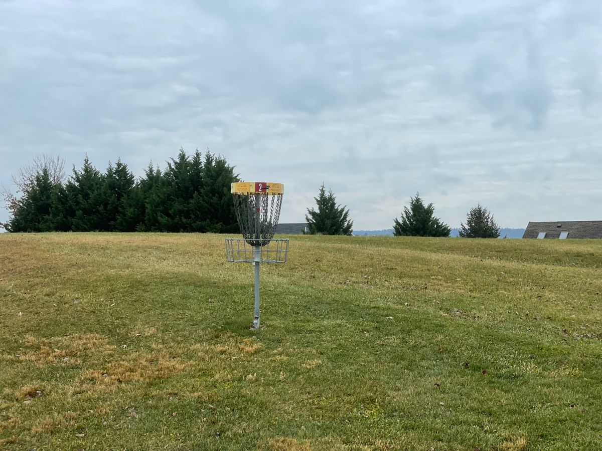 Hole one basket - does have the number 2 on it