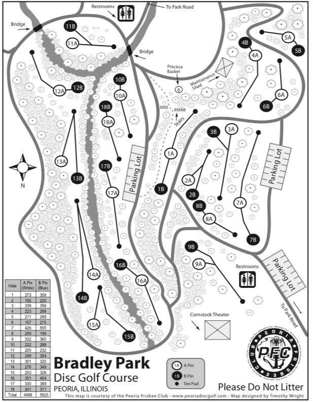 Map of course.