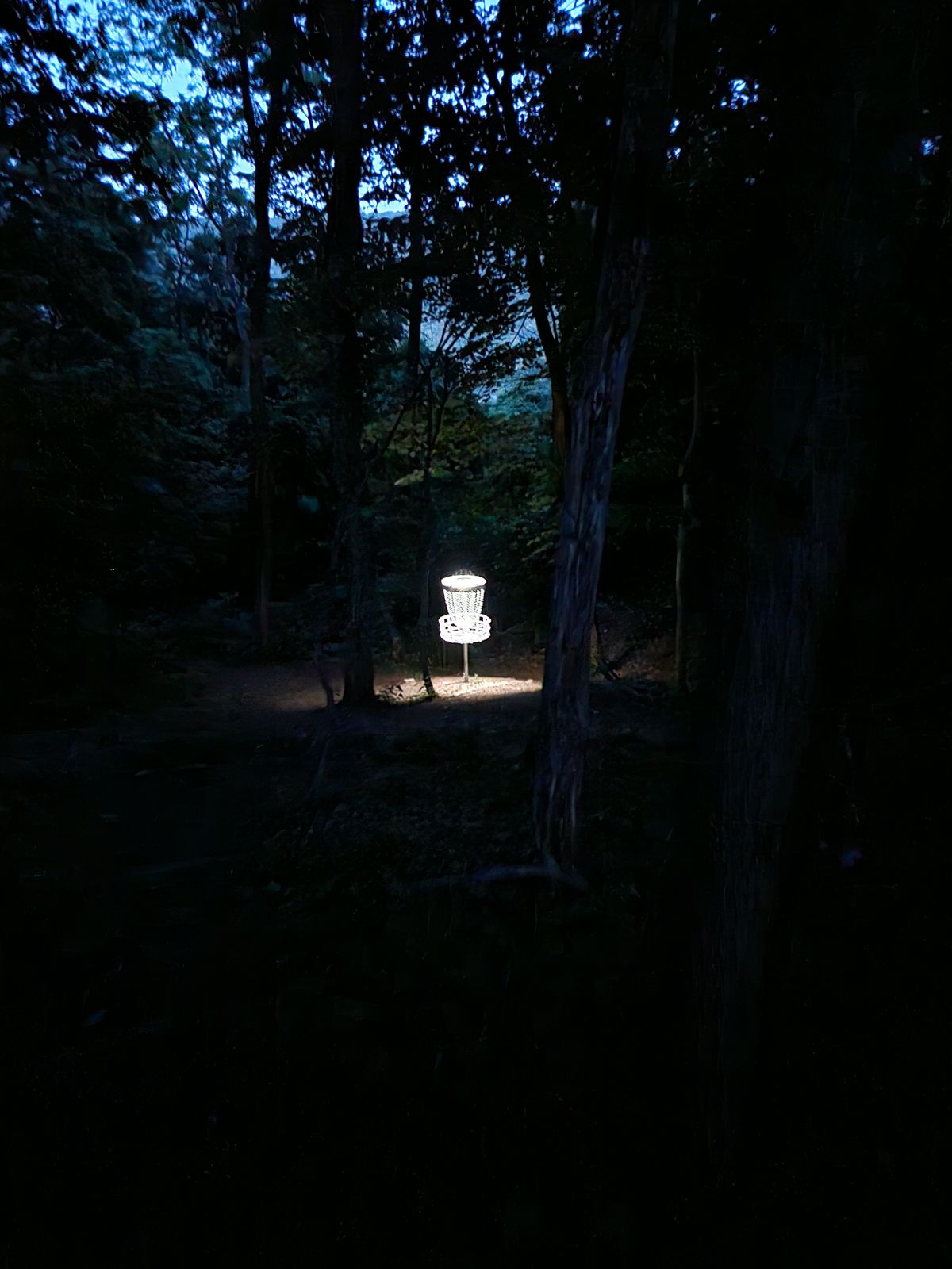 Hole 6 permanent solar light