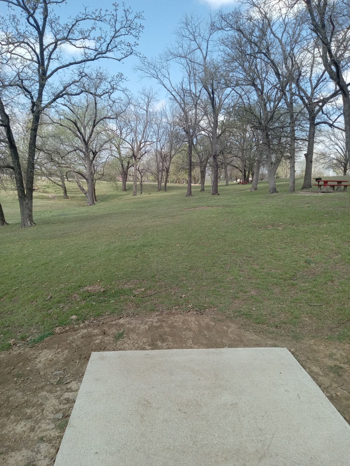 Hole 1, tee