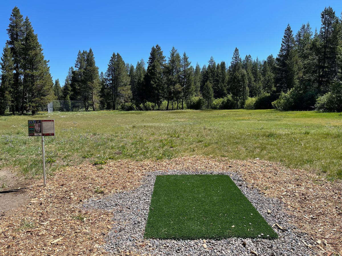 Hole 1 tee, “First Base”