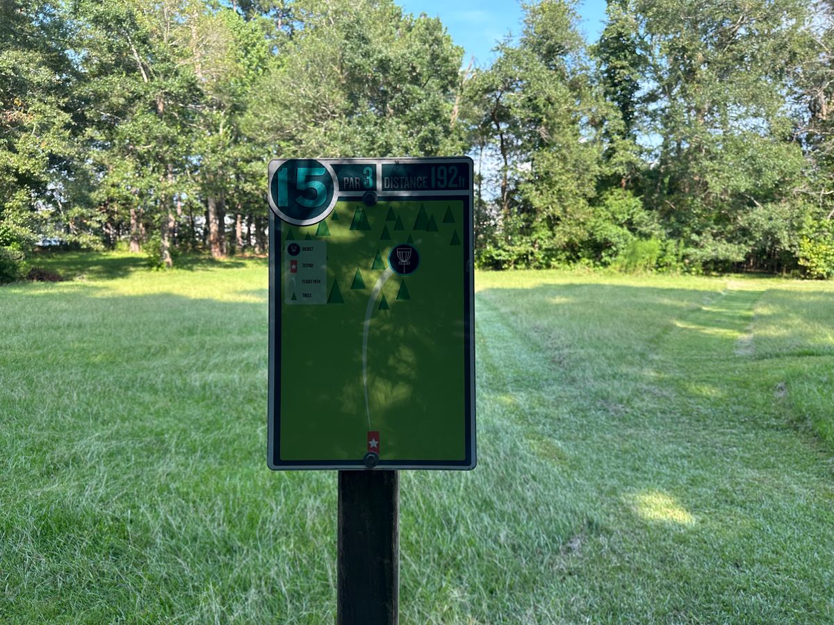 Hole 15 Sign