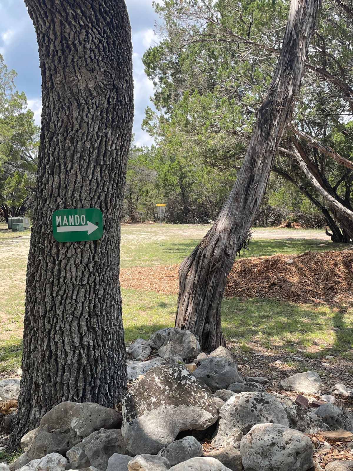 Mando (Go right of tree)