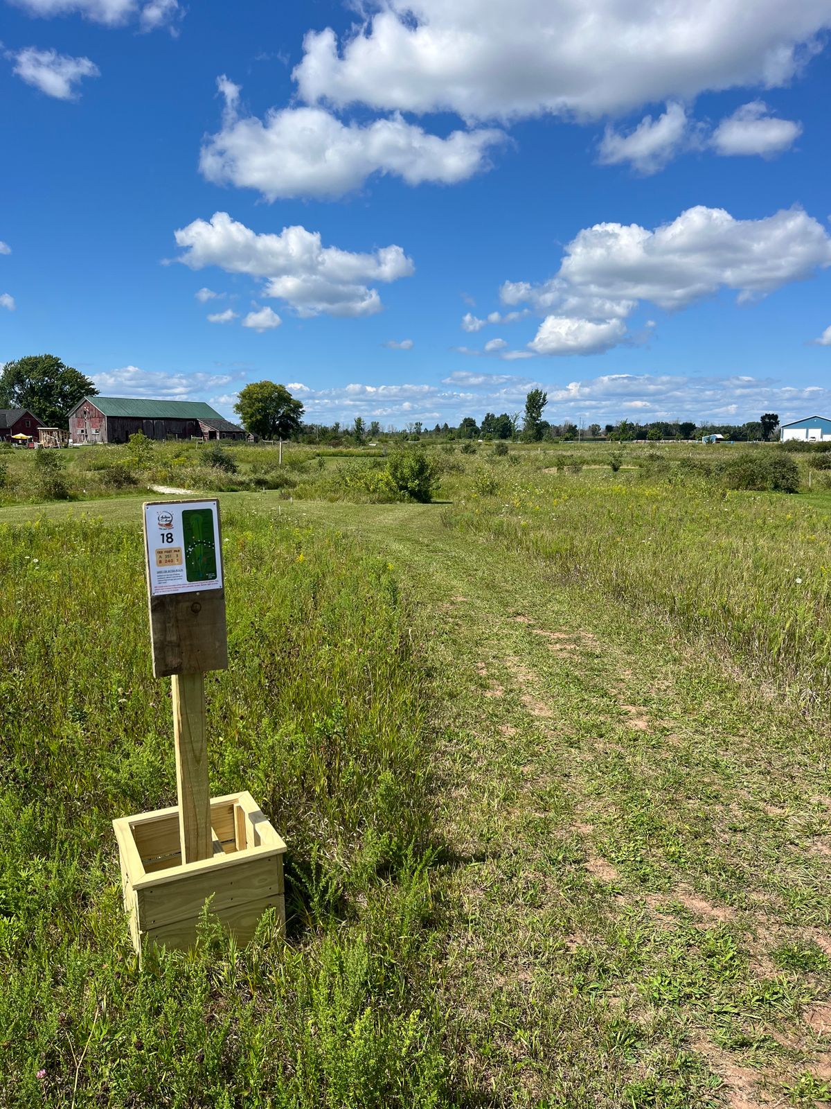 Hole 18 tee
