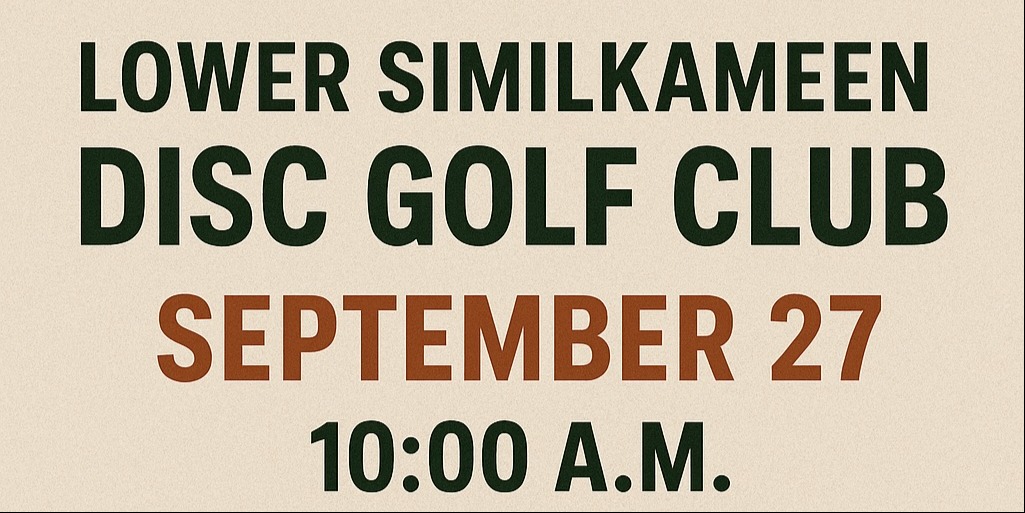 Lower Similkameen Disc Club - Lower Similkameen Disc Club - League Night