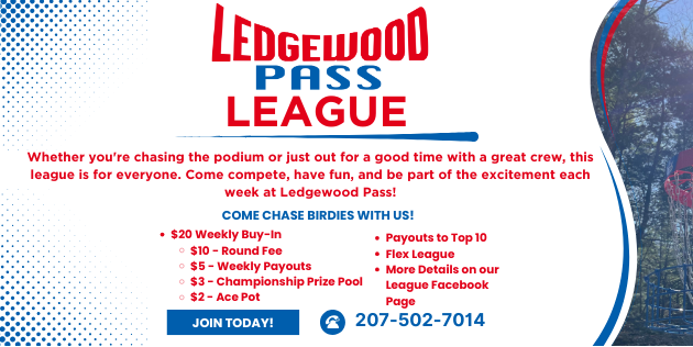 Ledgewood Pass Fall League 2025 - WEEK 1 of 12