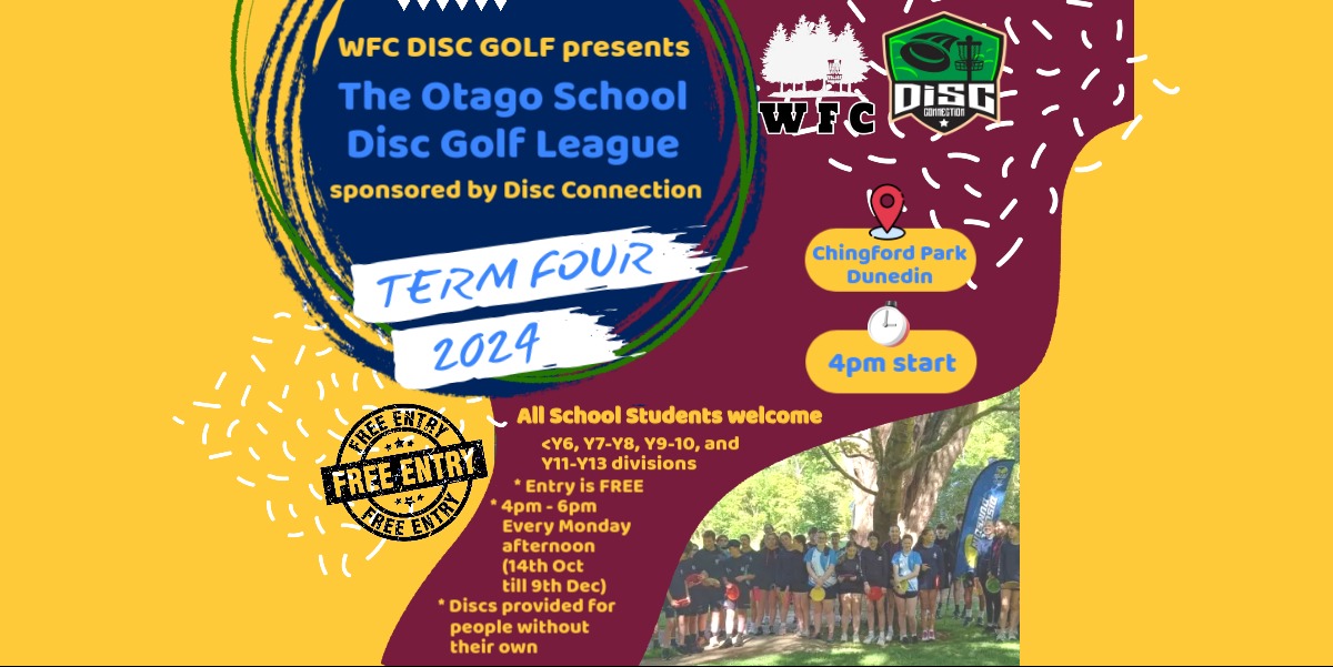 School Disc Golf League Term 4 2024