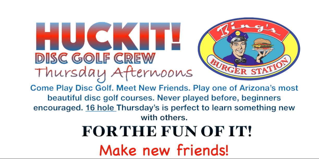 Huckit! Disc Golf Crew - Huckit! ACE RUN - Presented By Bings Burger Station T@ 4p