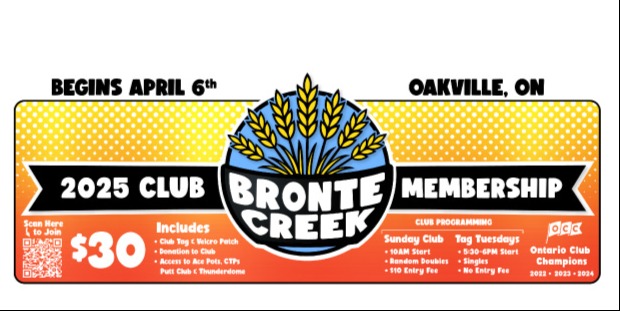 Bronte Creek Disc Golf - Bronte Disc Golf Club - Sunday Club