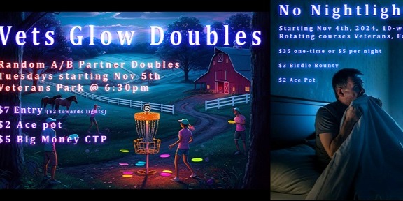 Vets Glow League - Vets Random Glow Doubles