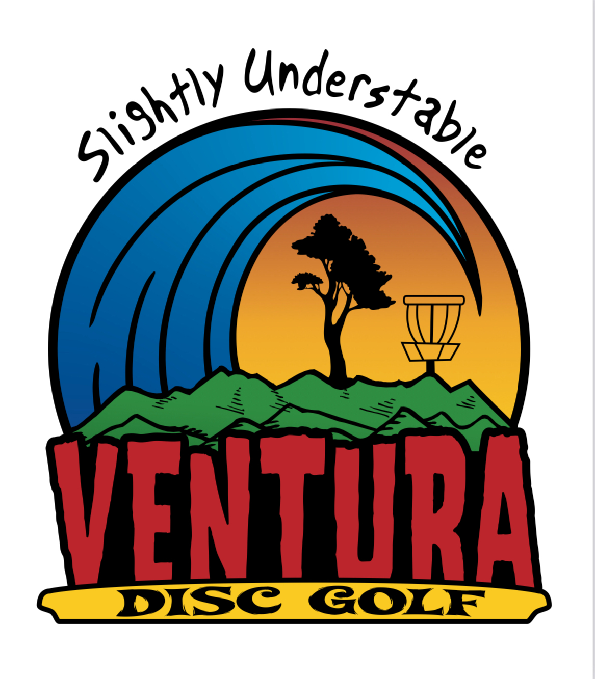 Ventura Disc Golf Tags - Club Tag Round
