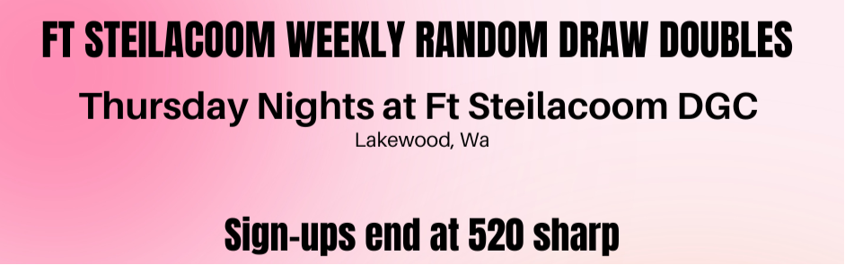Fort Steilacoom Weekly Doubles