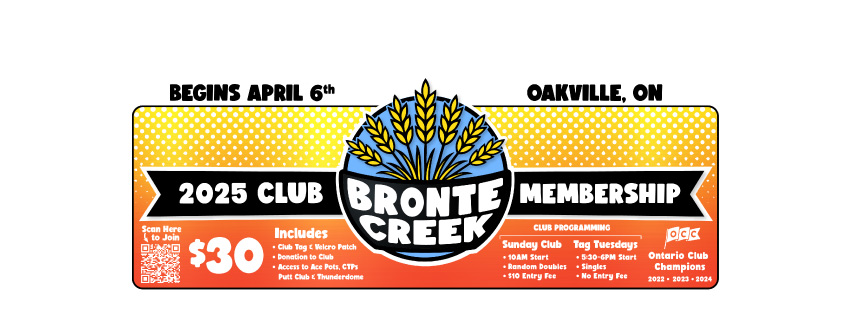Bronte Creek Disc Golf - Sunday Club
