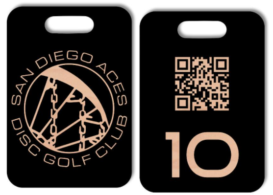 San Diego Aces Bag Tags - 2024 - 2024 Aces South Bag Tag Match