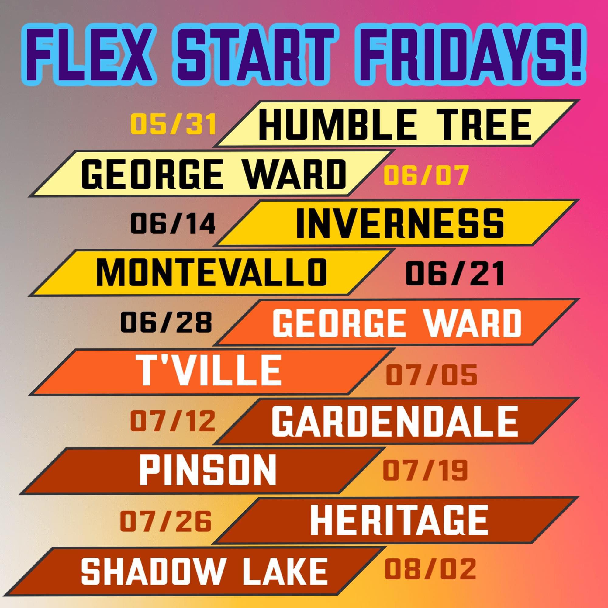 Flex start friday civitan park july 5 trussville al udisc events