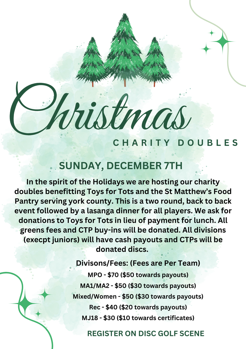 Christmas Charity Doubles