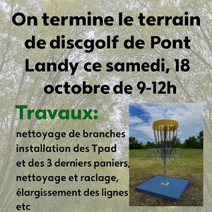 On termine le 9 de la Passerelle