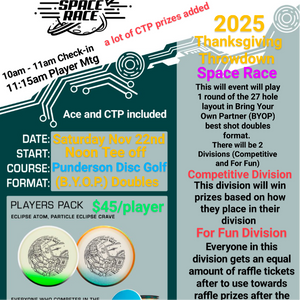 Thanksgiving Throwdown Space Race