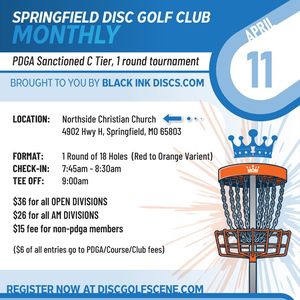 Springfield DGC April Monthly (Northside) (Red to Orange Varient)