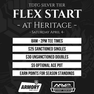TDTG Flex at Heritage (SILVER) Sponsored by MVP Disc Sports