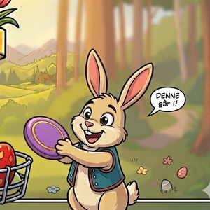 Påskegolf med en vri