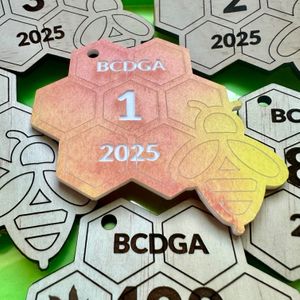 BCDGA Tags 2025 - 2mile edition