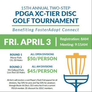 JDGC Two-Step Presented by Negative Disc Golf (CEP Charity - Rated)