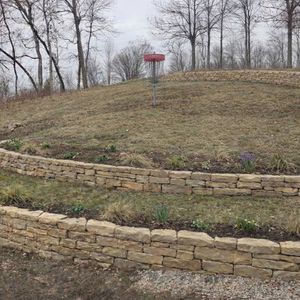 Hole 2 Retaining Walls